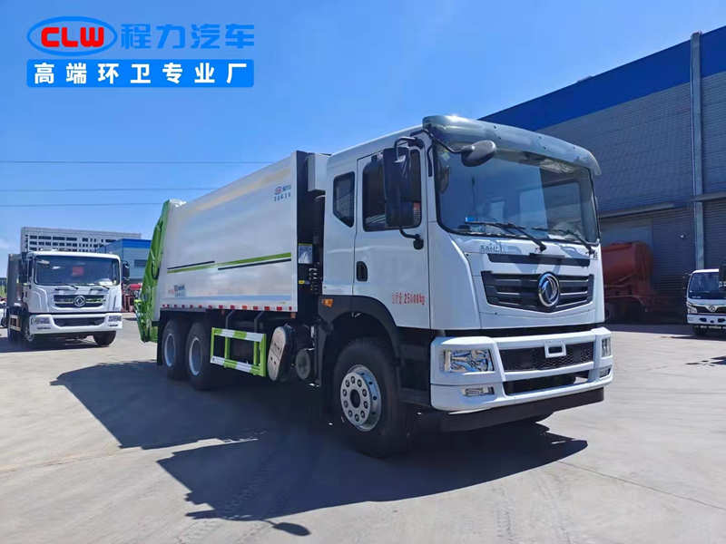 东风T5后八轮压缩垃圾车18方